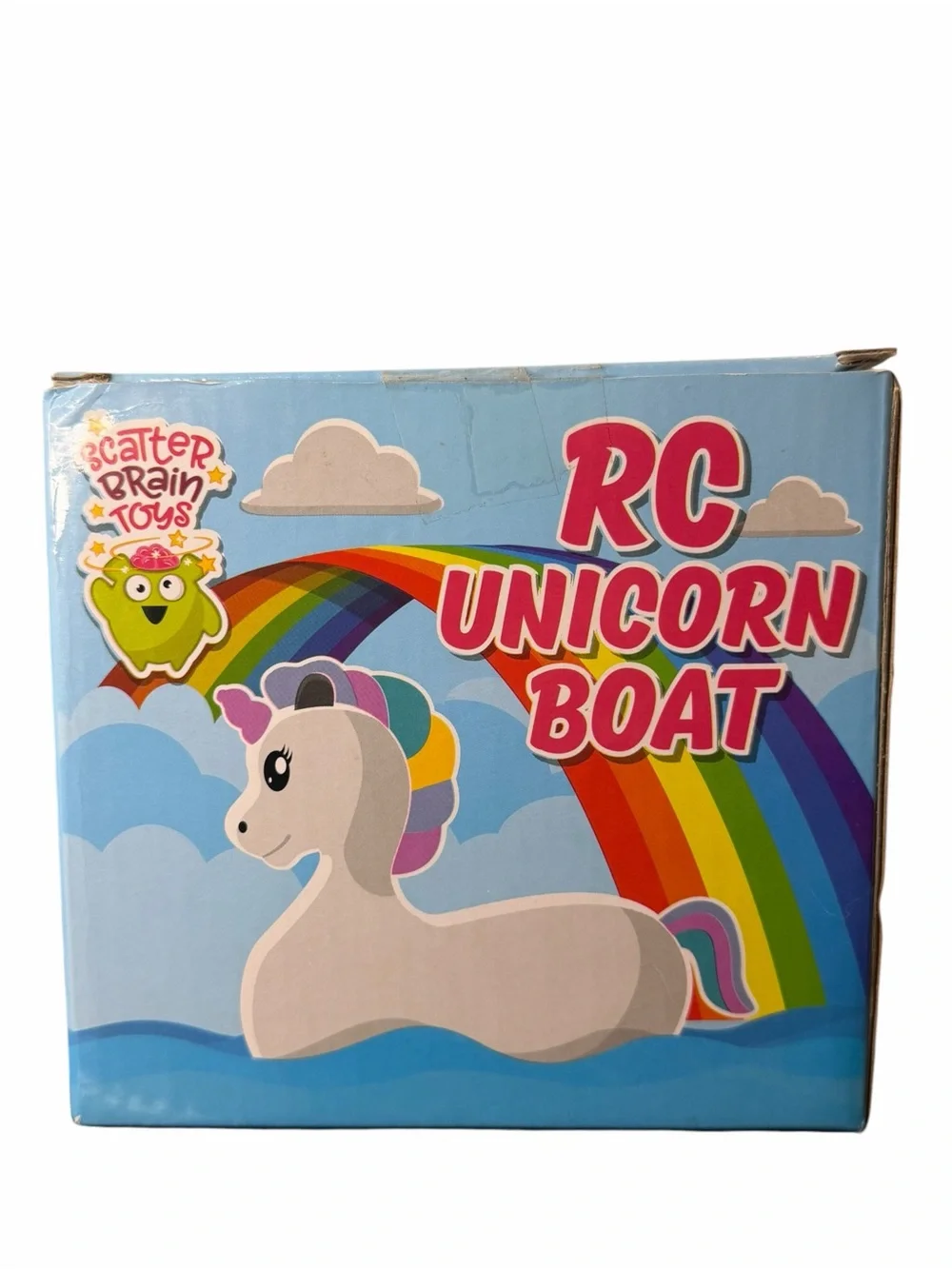 Scatter Brain Toys RC Unicorn Boat Remote Control Toy New in Box